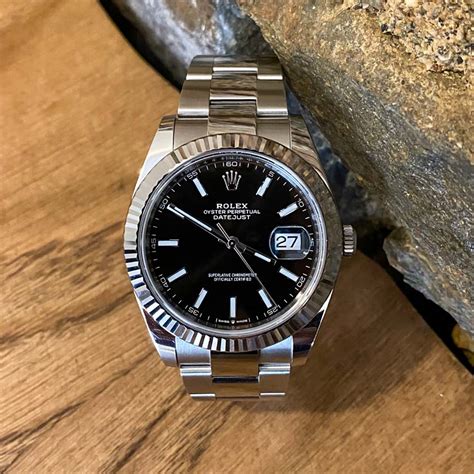 rolex datejust cadran noir|rolex datejust 41 oyster.